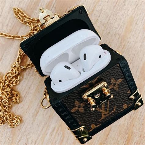 lv trunk airpods case|louis vuitton airpod trunk case.